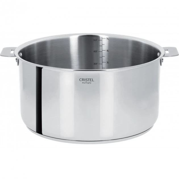 Casserole Casteline Ø 20 cm Manche Amovible Inox Cristel 1 Casserole Casteline Ø 20 cm Manche Amovible Inox Cristel
