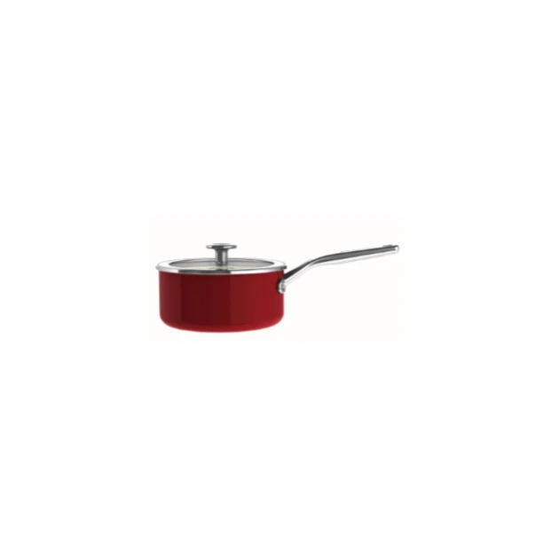Casserole Émaillée 20cm Rouge Empire KitchenAid 1 Casserole Émaillée 20cm Rouge Empire KitchenAid