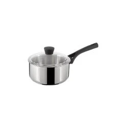 Casserole en Inox avec Couvercle 16 cm 1,5 L Expert Touch Pyrex