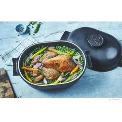 Cocotte en Céramique Ovale 4,5 L Ardoise Delight Emile Henry -Boutique GreenPan cocotte en ceramique ovale 45 l ardoise delight emile henry 4