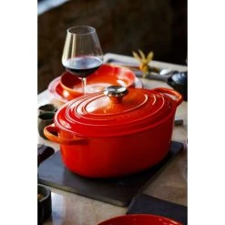 Cocotte en Fonte Ovale 27 cm Volcanique Le Creuset Signature -Boutique GreenPan cocotte en fonte ovale 27 cm volcanique le creuset 4