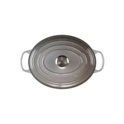 Cocotte en fonte Ovale 29 cm Mist Grey Le Creuset Signature -Boutique GreenPan cocotte en fonte ovale 29 cm mist grey le creuset signature 2