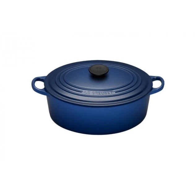 Cocotte en Fonte Ovale 29 cm "Tradition" Bleu Cobalt Le Creuset 1 Cocotte en Fonte Ovale 29 cm "Tradition" Bleu Cobalt Le Creuset