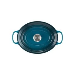 Cocotte en fonte Ovale 31 cm Deep Teal Le Creuset Signature -Boutique GreenPan cocotte en fonte ovale 31 cm deep teal le creuset signature 2