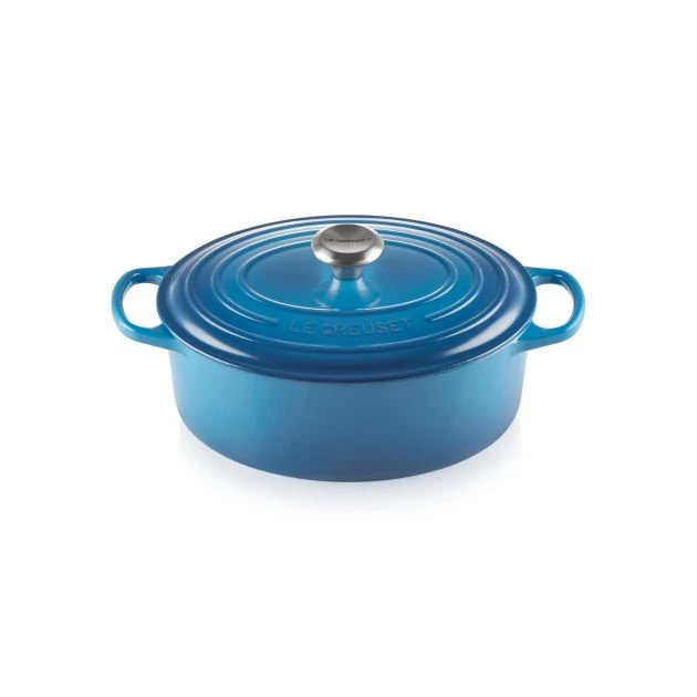 Cocotte en fonte Ovale 31 cm Marseille Le Creuset Signature 1 Cocotte en fonte Ovale 31 cm Marseille Le Creuset Signature