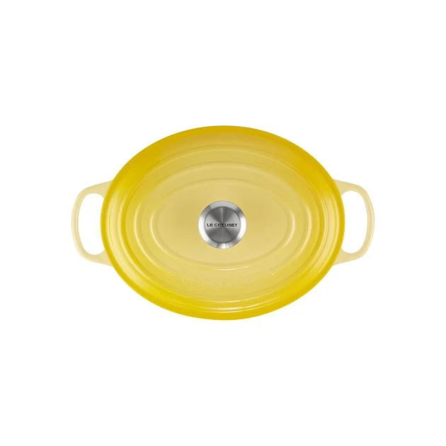 Cocotte en fonte Ovale 31 cm Soleil Le Creuset Signature 3 Cocotte en fonte Ovale 31 cm Soleil Le Creuset Signature â Image 3