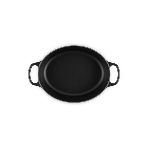 Cocotte en fonte Ovale 33 cm Noir mat Le Creuset Signature 4 Cocotte en fonte Ovale 33 cm Noir mat Le Creuset Signature â Image 4