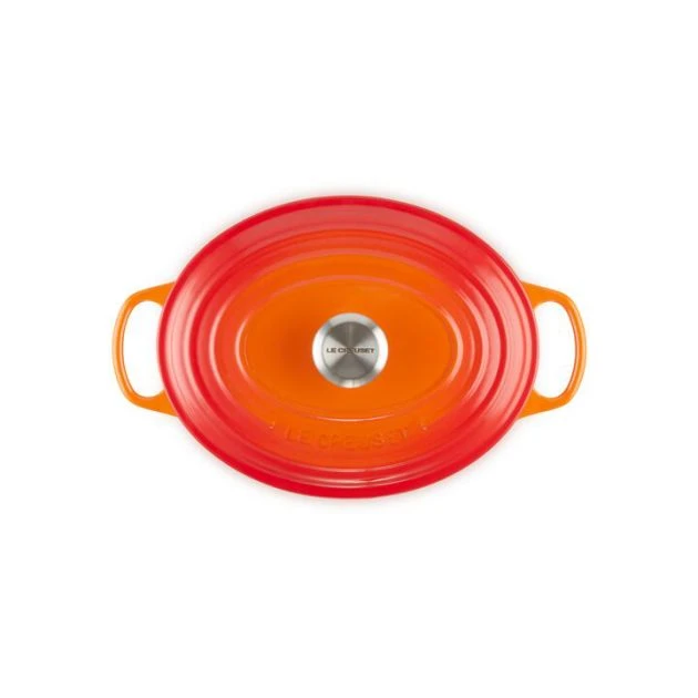 Cocotte en fonte Ovale 35 cm Volcanique Le Creuset Signature 4 Cocotte en fonte Ovale 35 cm Volcanique Le Creuset Signature â Image 4