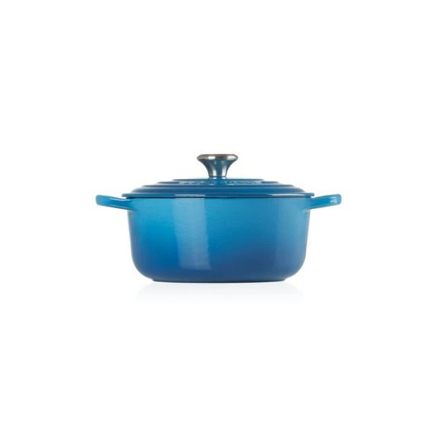 Cocotte en Fonte Ronde 18 cm Marseille Le Creuset Signature 2 Cocotte en Fonte Ronde 18 cm Marseille Le Creuset Signature â Image 2
