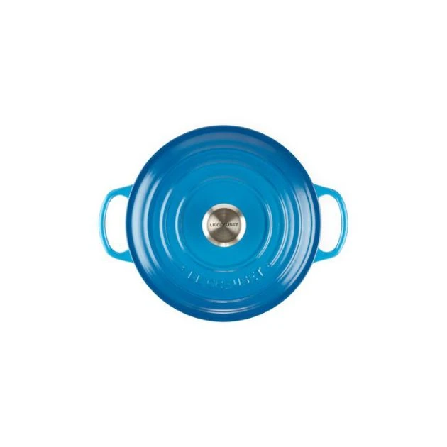 Cocotte en Fonte Ronde 18 cm Marseille Le Creuset Signature 3 Cocotte en Fonte Ronde 18 cm Marseille Le Creuset Signature â Image 3