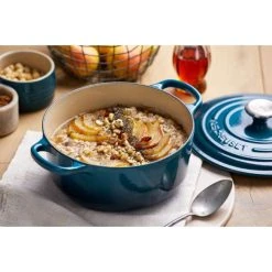 Cocotte en Fonte Ronde 20 cm Deep Teal Le Creuset Signature -Boutique GreenPan cocotte en fonte ronde 20 cm deep teal le creuset signature 4