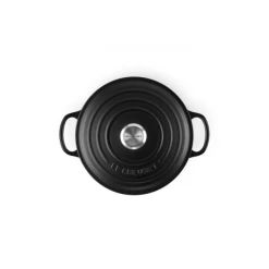 Cocotte en fonte Ronde 20 cm Noir mat Le Creuset Signature -Boutique GreenPan cocotte en fonte ronde 20 cm noir mat le creuset signature 2