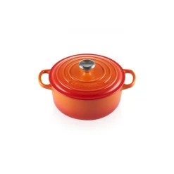 Cocotte en Fonte Ronde 20 cm Volcanique Le Creuset Signature