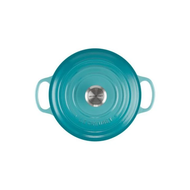 Cocotte en fonte Ronde 24 cm Caraïbes Le Creuset Signature 3 Cocotte en fonte Ronde 24 cm Caraïbes Le Creuset Signature – Image 3