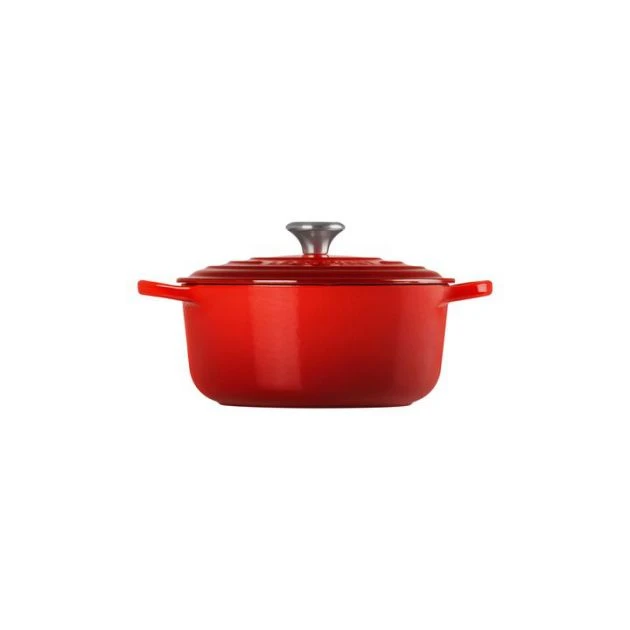 Cocotte en Fonte Ronde 24 cm Cerise Le Creuset Signature 2 Cocotte en Fonte Ronde 24 cm Cerise Le Creuset Signature â Image 2