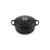 Cocotte en fonte Ronde 24 cm Noir mat Le Creuset Signature
