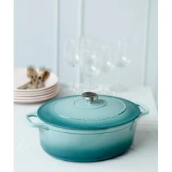 Cocotte en Fonte Ronde 24 cm Quartz Chasseur 9 Cocotte en Fonte Ronde 24 cm Quartz Chasseur -Boutique GreenPan cocotte en fonte ronde 24 cm quartz chasseur 3