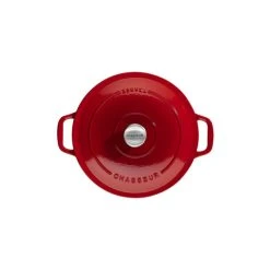 Cocotte en Fonte Ronde 26 cm Rubis Chasseur