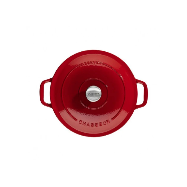 Cocotte en Fonte Ronde 26 cm Rubis Chasseur 1 Cocotte en Fonte Ronde 26 cm Rubis Chasseur