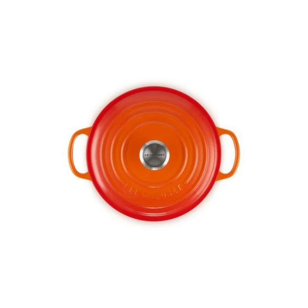 Cocotte en fonte Ronde 28 cm Volcanique Le Creuset Signature 3 Cocotte en fonte Ronde 28 cm Volcanique Le Creuset Signature – Image 3