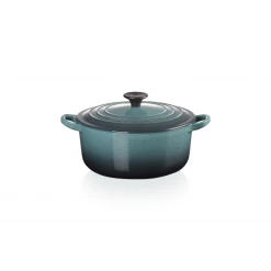Cocotte en Fonte Ronde Tradition 20 cm Océan Le Creuset