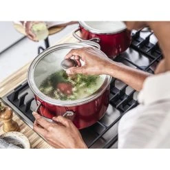 Faitout Émaillé 20cm Rouge Empire KitchenAid -Boutique GreenPan faitout emaille 20cm rouge empire kitchenaid 2