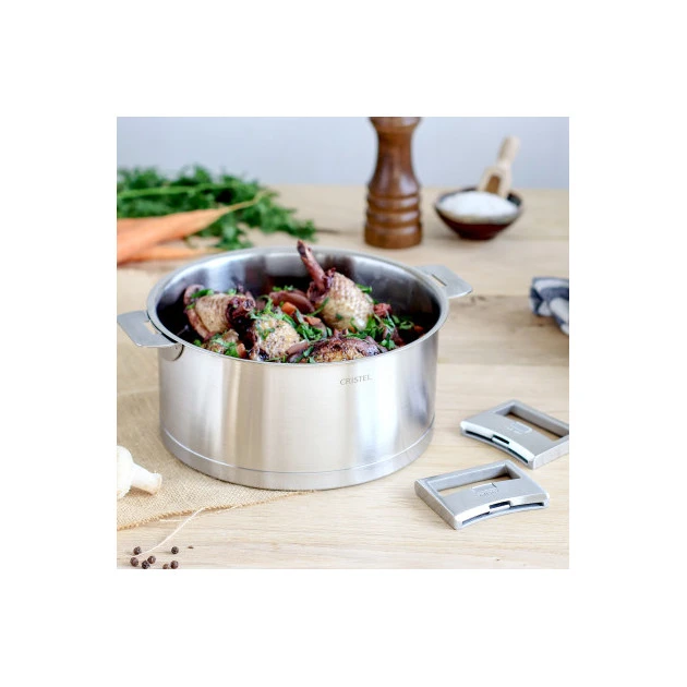 Faitout Ø 26 cm Strate Amovible Inox Cristel 5 Faitout Ø 26 cm Strate Amovible Inox Cristel – Image 5