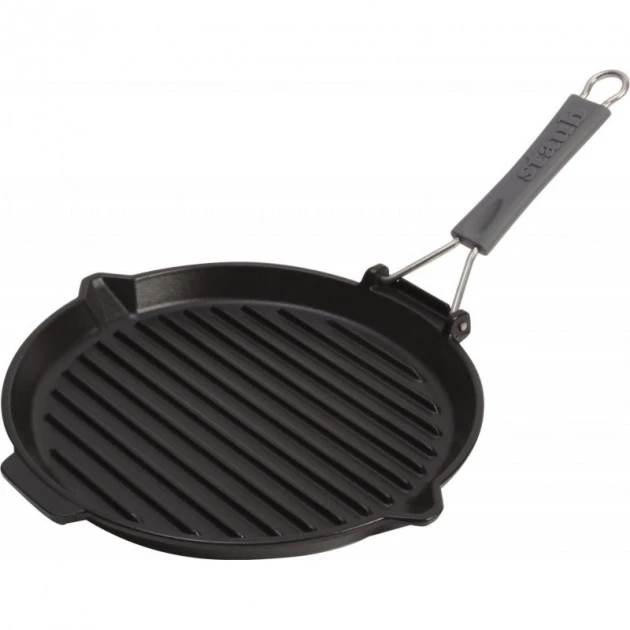 Gril en Fonte Rond 27 cm Staub 1 Gril en Fonte Rond 27 cm Staub
