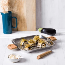 Grill Carré Casteline 30 cm Poignée Amovible Inox Cristel -Boutique GreenPan grill carre casteline 30 cm poignee amovible inox cristel 3