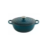 Marmite en fonte 26 cm Deep Teal Le Creuset Signature