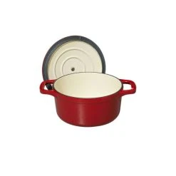 Mini Cocotte en Fonte Ronde 10 cm Rouge Chasseur -Boutique GreenPan mini cocotte en fonte ronde 10 cm rouge chasseur 2