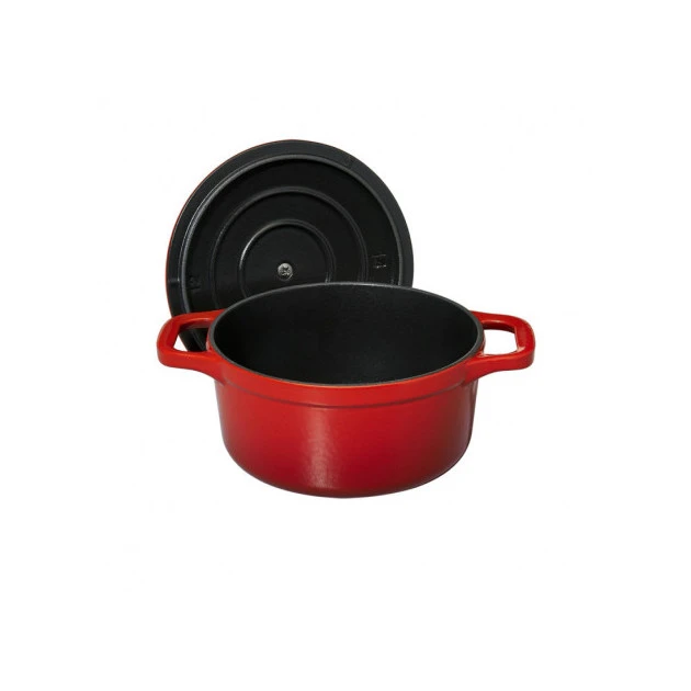 Mini Cocotte en Fonte Ronde 10 cm Rubis Chasseur 3 Mini Cocotte en Fonte Ronde 10 cm Rubis Chasseur â Image 3
