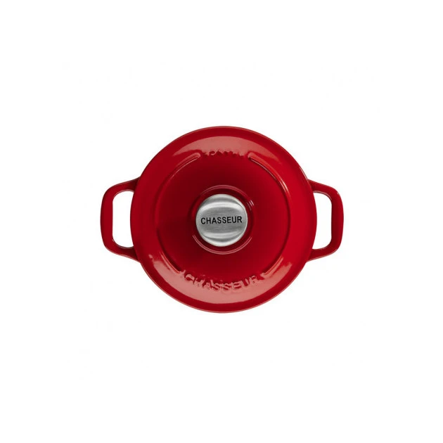 Mini Cocotte en Fonte Ronde 12 cm Rubis Chasseur 1 Mini Cocotte en Fonte Ronde 12 cm Rubis Chasseur