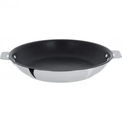Poêle Casteline Ø 24 cm Manche Amovible Anti-Adhésive Inox Cristel