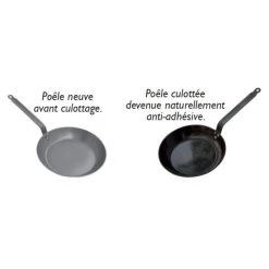 Poêle Ø 20 cm Minéral B Element de Buyer, Poêle en Fer -Boutique GreenPan poele o 20 cm mineral b element de buyer poele en fer 3