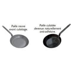 Poêle Ø 24 cm Minéral B Element de Buyer - Poêles en Fer -Boutique GreenPan poele o 24 cm mineral b element de buyer poeles en fer 3