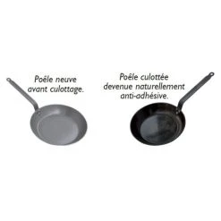 Poêle Ø 26 cm Minéral B Element de Buyer - Poêles en Fer -Boutique GreenPan poele o 26 cm mineral b element de buyer poeles en fer 3
