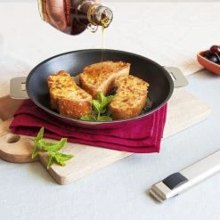 Poêle Ø 26 cm Strate Amovible Inox Exceliss Cristel -Boutique GreenPan poele o 26 cm strate amovible exceliss cristel 2