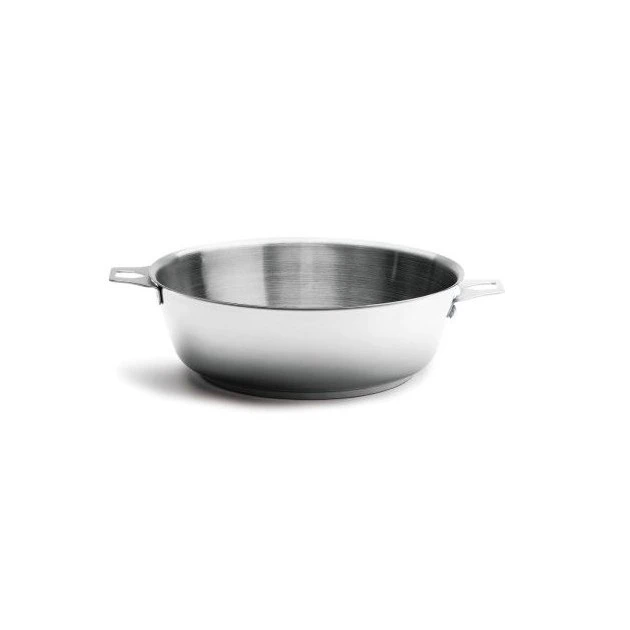 Sauteuse bombée tout Inox sans Queue Ø 24 cm Twisty de Buyer 1 Sauteuse bombée tout Inox sans Queue Ø 24 cm Twisty de Buyer