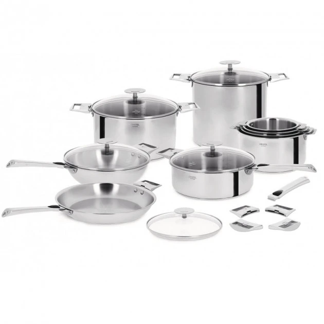Sauteuse Casteline Ø 26 cm Manche Amovible Anti-Adhésive Inox Cristel 2 Sauteuse Casteline Ø 26 cm Manche Amovible Anti-Adhésive Inox Cristel – Image 2