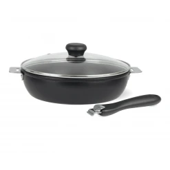Sauteuse Cookway 24 cm Exceliss+ Poignée Amovible et Couvercle Cristel