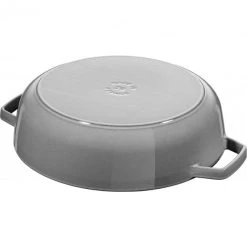 Sauteuse en Fonte Chistera 24 cm Gris Graphite Staub -Boutique GreenPan sauteuse en fonte chistera 24 cm gris graphite staub 3