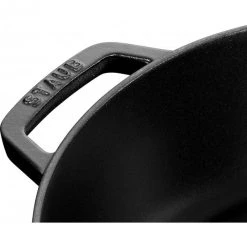 Sauteuse en Fonte Chistera 24 cm Noir Staub -Boutique GreenPan sauteuse en fonte chistera 24 cm noir staub 2