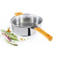 Sauteuse Mutine Ø 20 cm Manche Amovible Inox Cristel -Boutique GreenPan sauteuse mutine o 20 cm manche amovible inox cristel 1