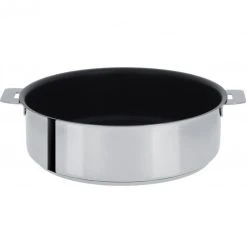 Sauteuse Mutine Ø 28 cm Manche Amovible Anti-Adhésive Inox Cristel