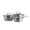 Set de 3 pièces : Casserole 16 cm + Faitout 20 et 24cm collection GENEVA GreenPan™