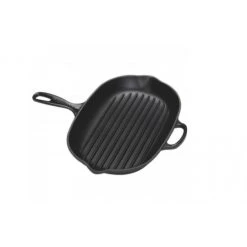 Skillet Grill Fonte Ovale Noir 32 cm Le Creuset