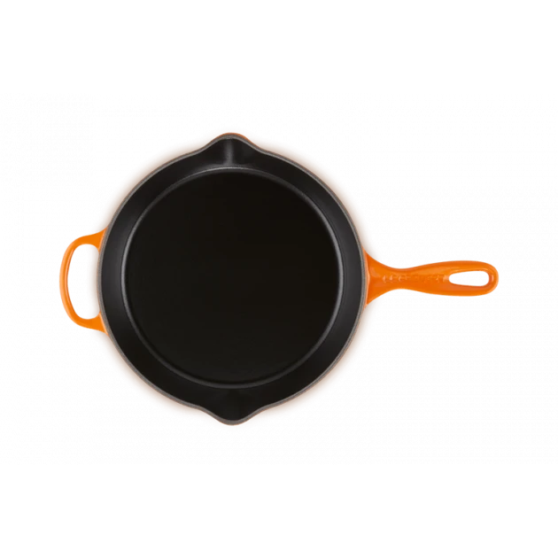 Skillet Rond Profond 26cm en Fonte Volcanique Le Creuset 4 Skillet Rond Profond 26cm en Fonte Volcanique Le Creuset â Image 4