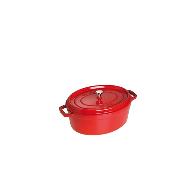 STAUB Cocotte Fonte Ovale 23 cm Rouge Cerise 2,35 L 1 STAUB Cocotte Fonte Ovale 23 cm Rouge Cerise 2,35 L