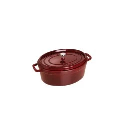 STAUB Cocotte Fonte Ovale 31 cm Grenadine Majolique 5,5 L
